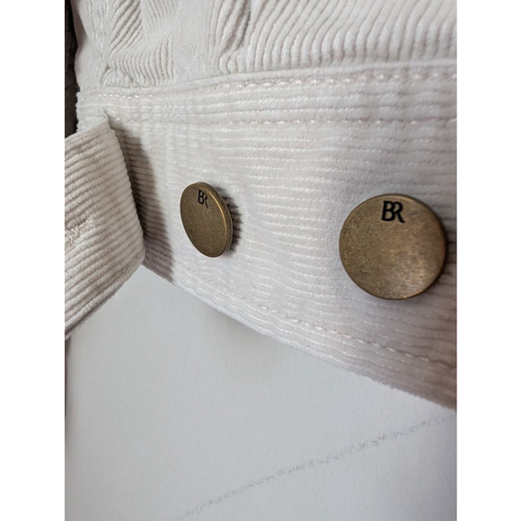 Banana Republic Beige Corduroy Trucker Jacket Womens M - Picture 9 of 11